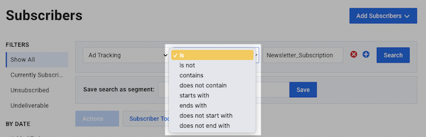 You can also use change is to another condition if you are searching beyond
    a specific form