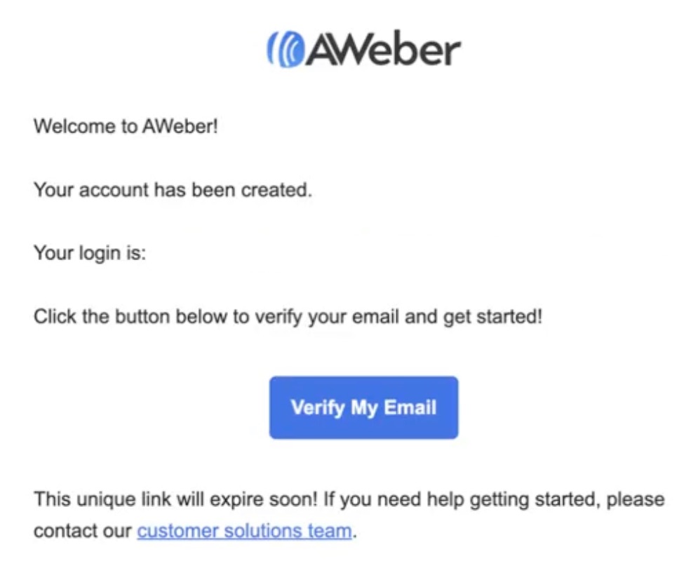 Confirm your email address